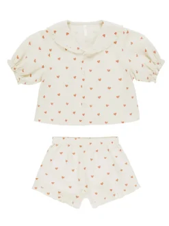 Rylee & Cru Delilah Pajama Set, Hearts