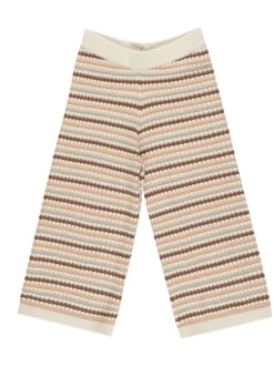 Rylee & Cru Knit Wide Leg Pant, Honeycomb Stripe