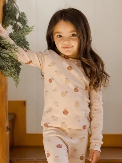 Rylee & Cru Long Sleeve Pajama Set, Ornaments