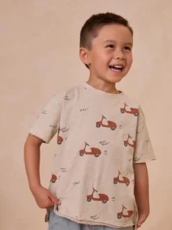 Rylee & Cru Raw Edge Tee, Moped