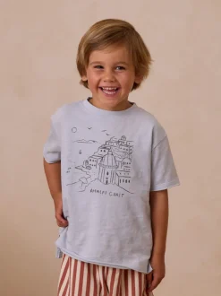 Rylee & Cru Raw Edge Tee, Amalfi Cost