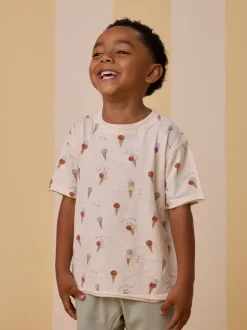Rylee & Cru Raw Edge Tee, Gelato