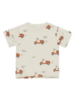Rylee & Cru Raw Edge Tee, Moped