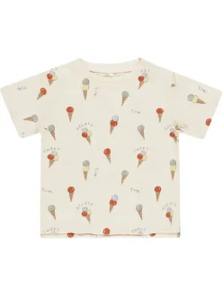 Rylee & Cru Raw Edge Tee, Gelato