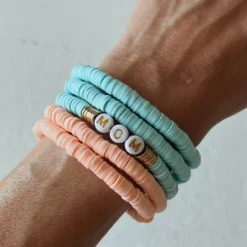 Set of 5 Tahiti/Fiji Beaded Bracelets, Mom
