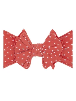 SHAB-BOW-LOUS Bow, Terracotta Dot