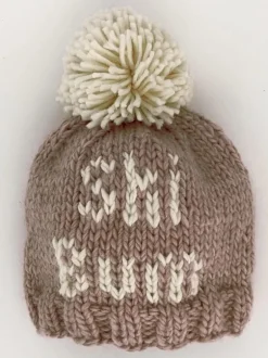 Ski Bum Knit Pom Hat, Pebble