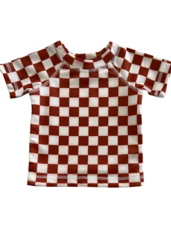 Stracciatella Checkerboard / Cabana Rashguard / UPF 50+