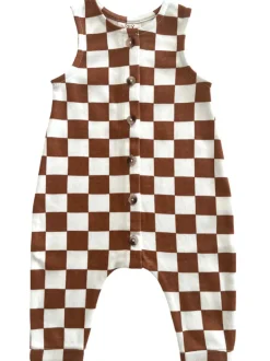 Stracciatella Checkerboard / Organic Bay Jumpsuit