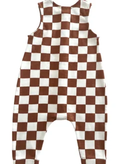 Stracciatella Checkerboard / Organic Bay Jumpsuit