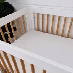 Stretch Crib Sheet, White
