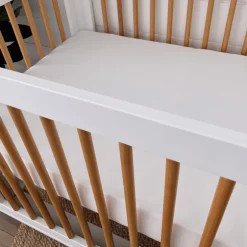 Stretch Crib Sheet, White
