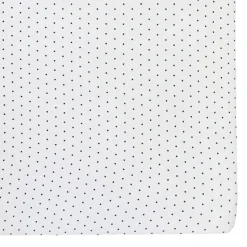 Stretch Mini Crib Sheet, Navy Polka Dot