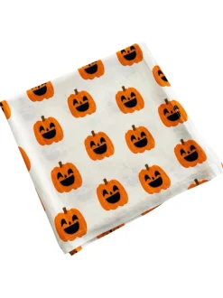 Stretch Swaddle Blanket, Jack-O-Lantern