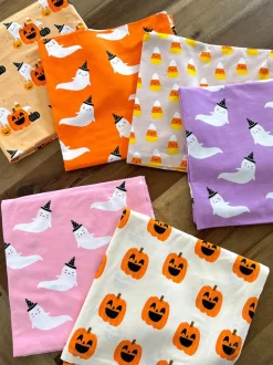 Stretch Swaddle Blanket, Jack-O-Lantern