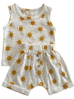 Sun / Organic Tank & Short Set