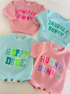Sweater Romper, Hoppy Dude