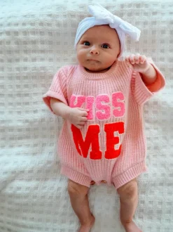 Sweater Romper, Kiss Me