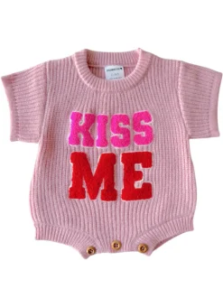 Sweater Romper, Kiss Me