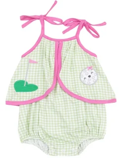 Swing Front Sunsuit, Golf Applique