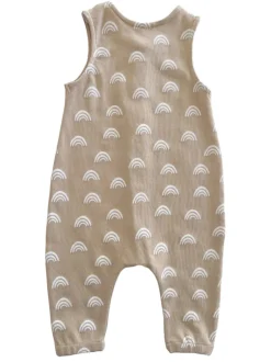 Tan Rainbow / Organic Bay Jumpsuit