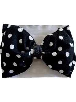 The BIG Bow, Black/White Dot