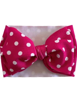The BIG Bow, Fuchsia Dot