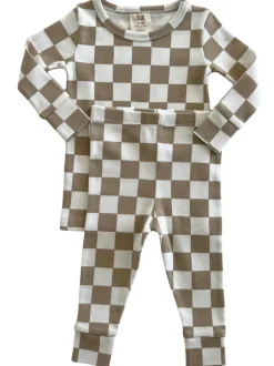 Tiramisu Checkerboard / Organic 2-Piece Set