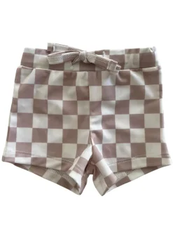 Tiramisu Checkerboard / Riviera Swim Short / UPF 50+