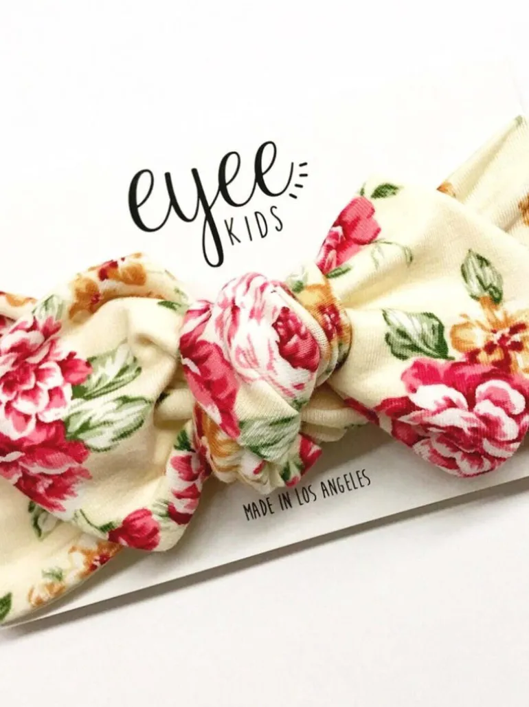 Top Knot Headband, English Garden