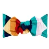 Top Knot Headband, Fall Stripes