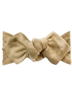 Top Knot Headband, Moss Brown Tie Dye