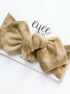 Top Knot Headband, Moss Brown Tie Dye
