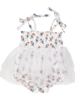 Tutu Bubble, Red, White & Blue Popsicle
