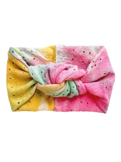 Twist Knot Headband, Shabby Chic Tie Dye