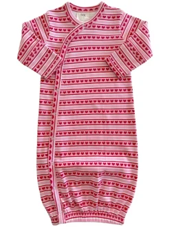 Valentine Stripe / Organic Gown
