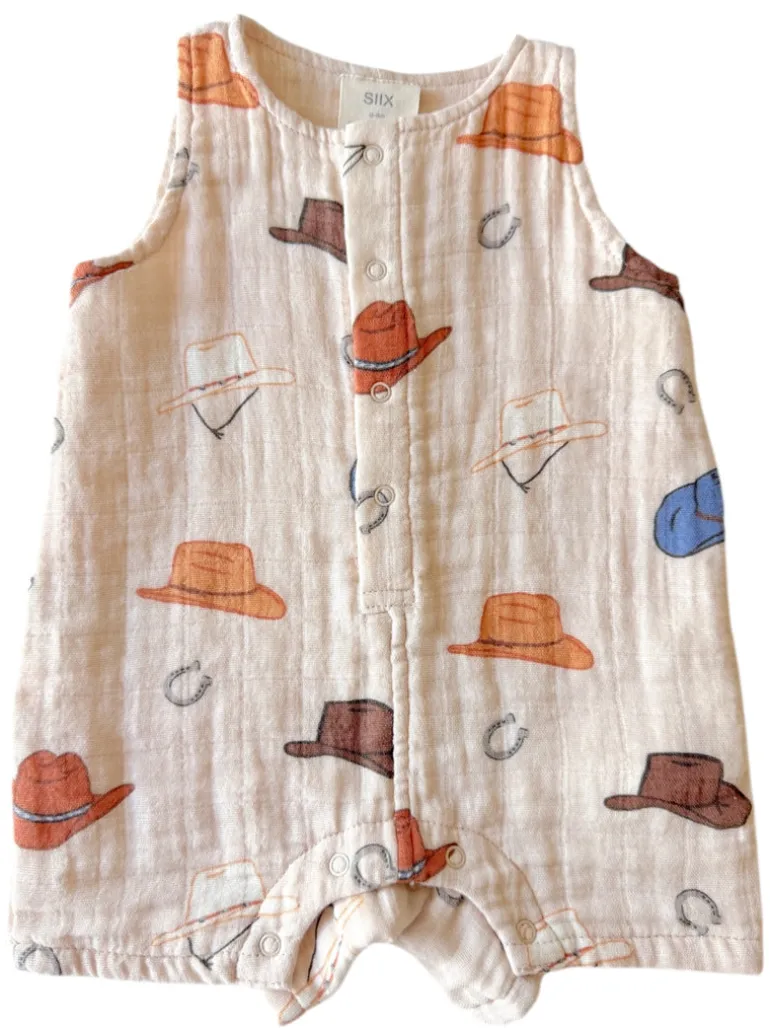 Western / Muslin Shortie Romper