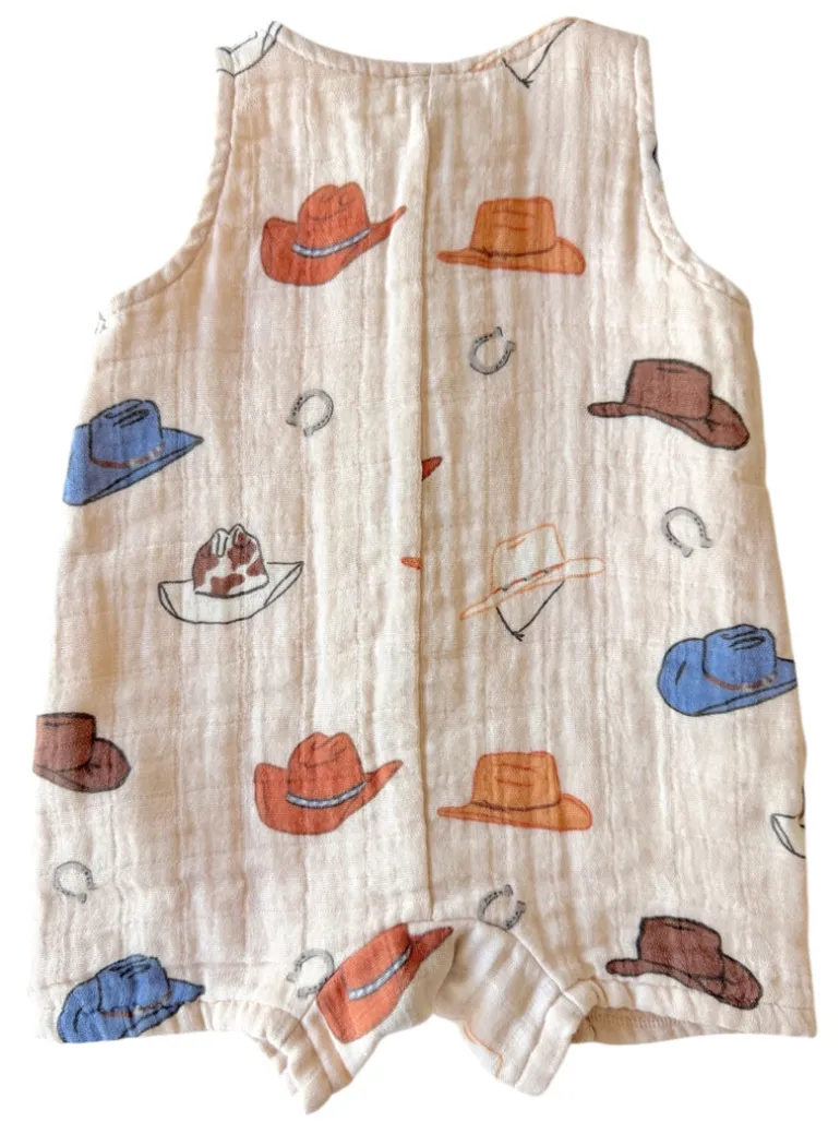 Western / Muslin Shortie Romper