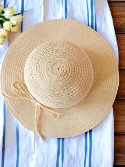Wide Brim Woven Sunhat