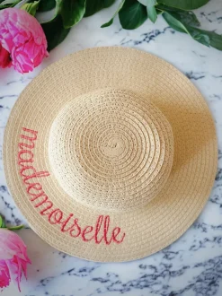 Wide Brim Woven Sunhat, Mademoiselle