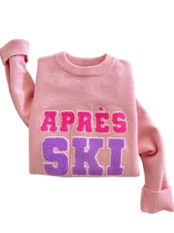 Women's Knit Sweater, Après Ski Pink