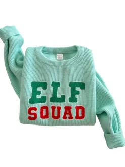Women's Knit Sweater, Elf Squad