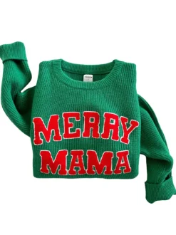 Women's Knit Sweater, Merry Mama