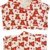 Women's Lounge Set, Valentine Bear