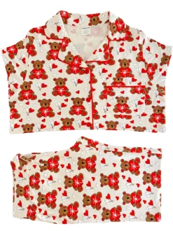 Women's Lounge Set, Valentine Bear
