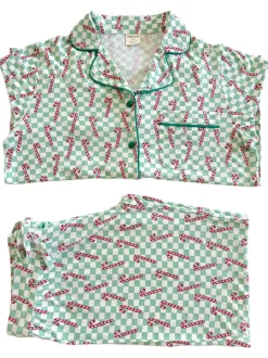 Women's Lounge Set, Winterfresh Candy Cane