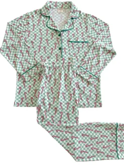 Women's Lounge Set, Winterfresh Candy Cane